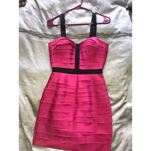 Pink designer unique dress